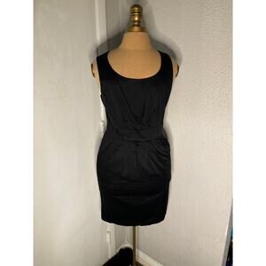 Mossimo Supply Co. Black Sheath Dress 4 Work Formal Event LBD Coquette Girl Chic